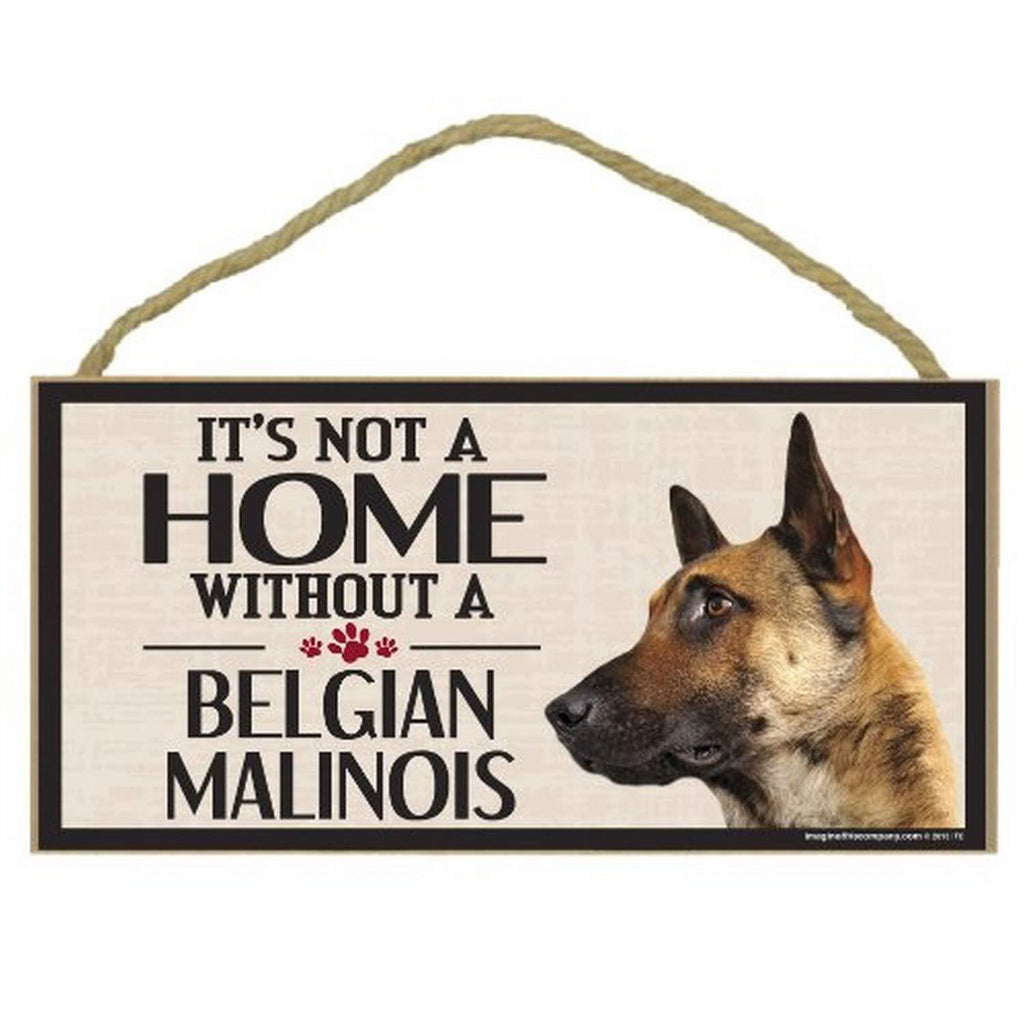 [Australia] - Imagine This Wood Sign for Belgian Malinois Dog Breeds 