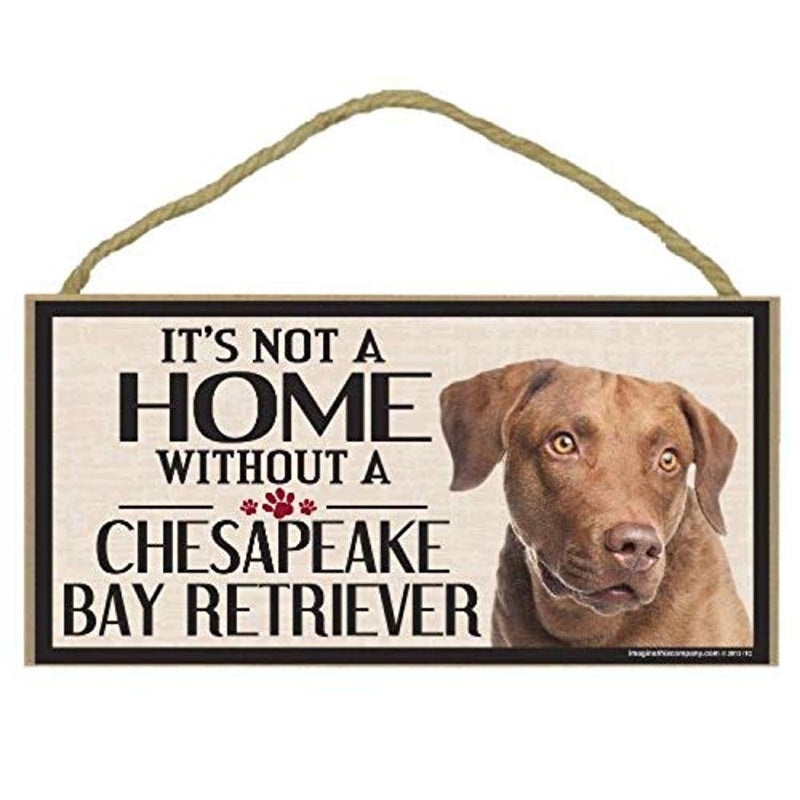 [Australia] - Imagine This Wood Sign for Chesapeake Bay Retriever Dog Breeds 