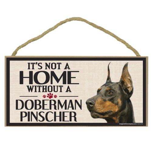 [Australia] - Imagine This Wood Sign for Doberman Dog Breeds 