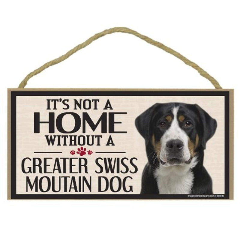 [Australia] - Imagine This Wood Sign for Greater Swiss Mountain Dog Breeds 