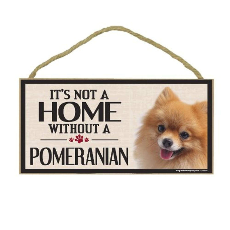 [Australia] - Imagine This Wood Sign for Pomeranian Dog Breeds 