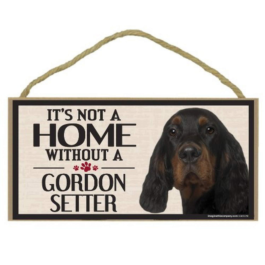 [Australia] - Imagine This Wood Sign for Gordon Setter Dog Breeds 