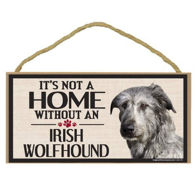 [Australia] - Imagine This Wood Sign for Irish Wolfhound Dog Breeds 