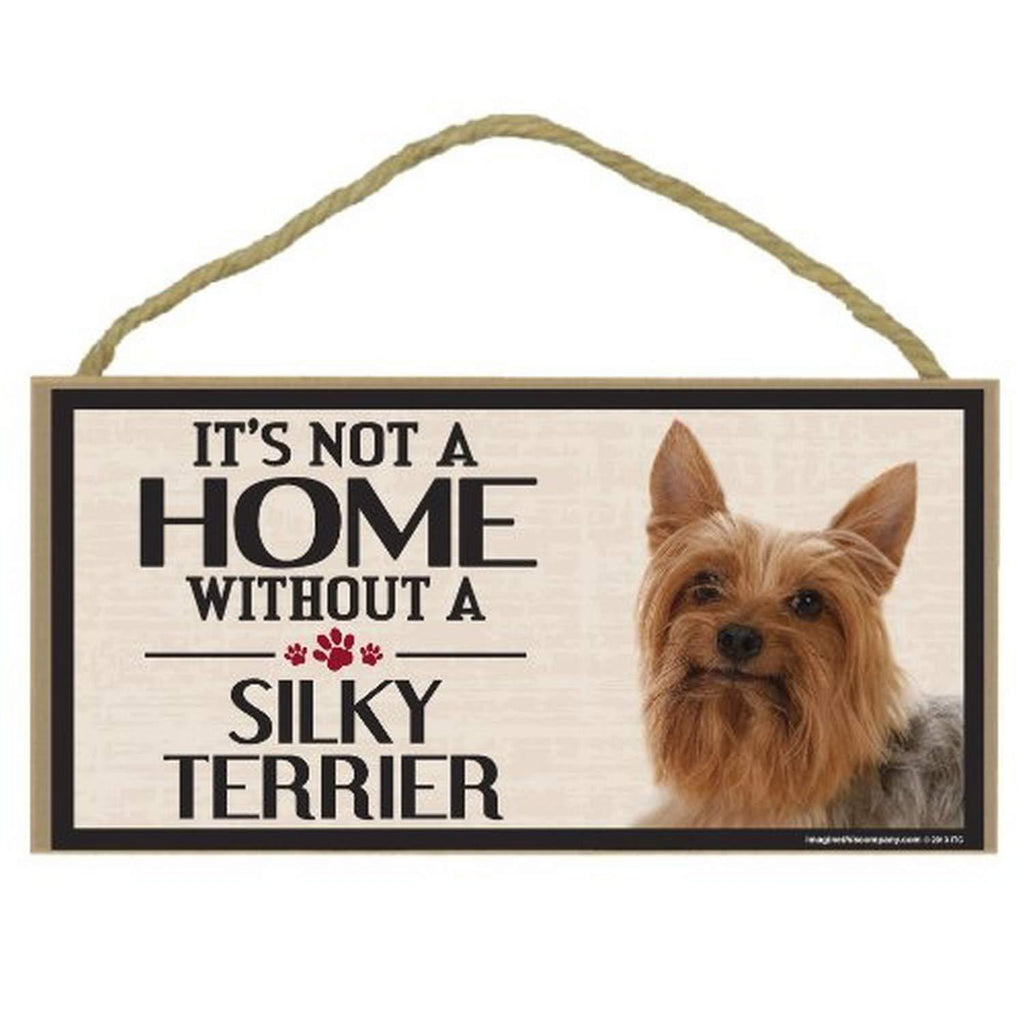 [Australia] - Imagine This Wood Sign for Silky Terrier Dog Breeds 