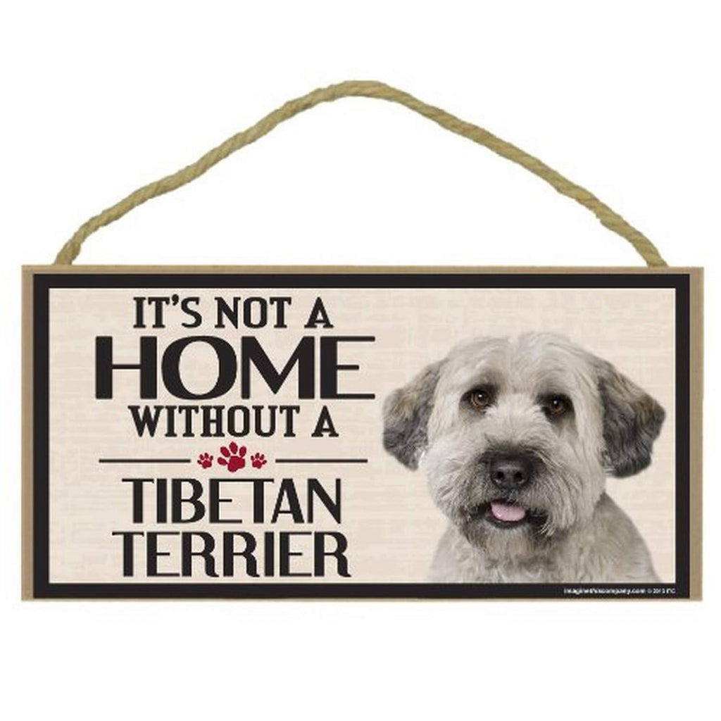 [Australia] - Imagine This Wood Sign for Tibetan Terrier Dog Breeds 