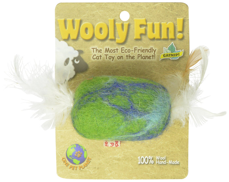 [Australia] - One Pet Planet Wooly Fun Feather Barrel-Large 