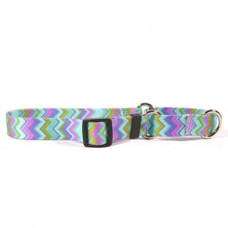 [Australia] - Chevy Stripe Blue Martingale Control Dog Collar - Size Extra Small 10" Long - Made In The USA 