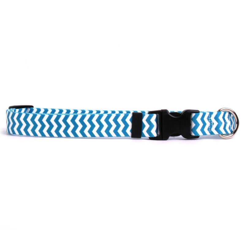 Yellow Dog Design Standard Leads, Chevron Collection Chevron Blueberry 1" x 60" (5 ft.) - PawsPlanet Australia