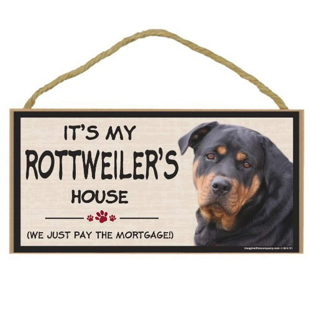 [Australia] - Imagine This Wood Breed Decorative Mortgage Sign, Rottweiler 