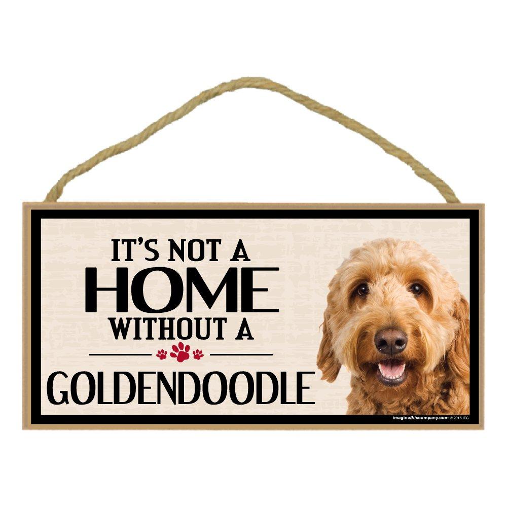 [Australia] - Imagine This Wood Breed Sign, It's All About My Golden Doodle 