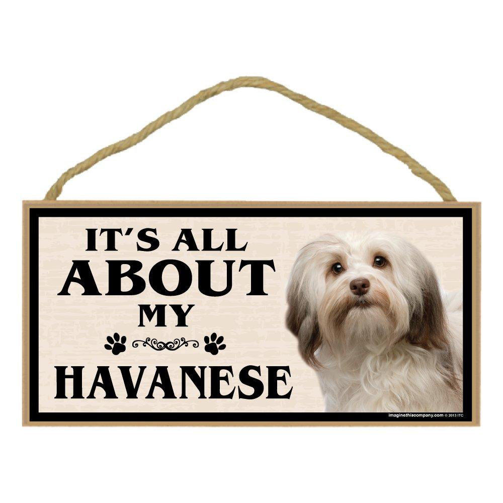 [Australia] - Imagine This Wood Breed Sign, It's All About My Havanese 