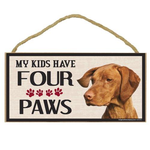 [Australia] - Imagine This Wood Breed Four Paws Sign, Vizsla 