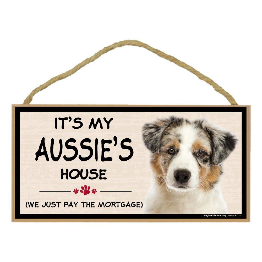 [Australia] - Imagine This Wood Breed Decorative Mortgage Sign, Aussie 