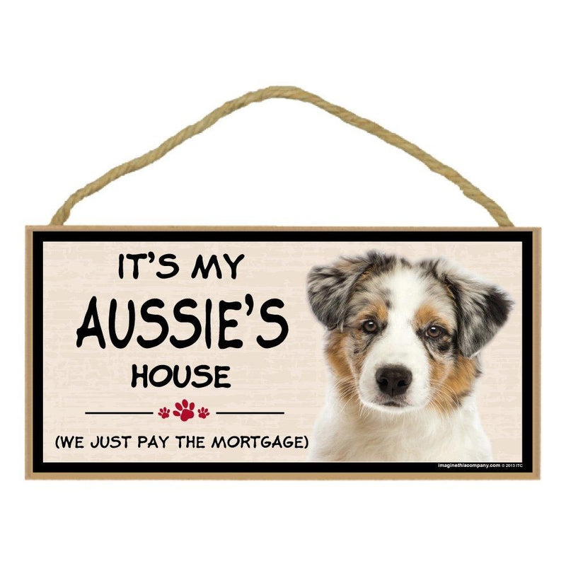 [Australia] - Imagine This Wood Breed Decorative Mortgage Sign, Aussie 