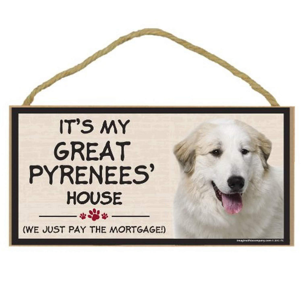 [Australia] - Imagine This Wood Breed Decorative Mortgage Sign, Great Pyrenees 