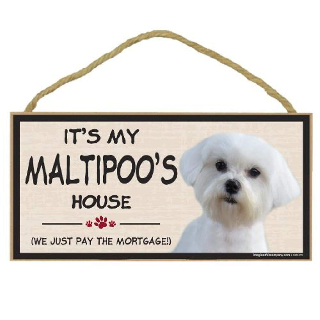 [Australia] - Imagine This Wood Breed Decorative Mortgage Sign, Maltipoo 