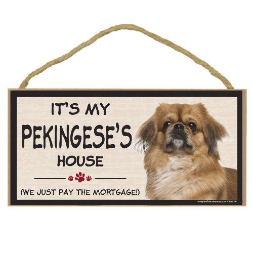 [Australia] - Imagine This Wood Breed Decorative Mortgage Sign, Pekingese 