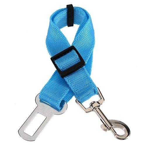 [Australia] - MECO(TM) Pet Dog Belt Car Automotive Seat Safety (Deep/Sky Blue) 