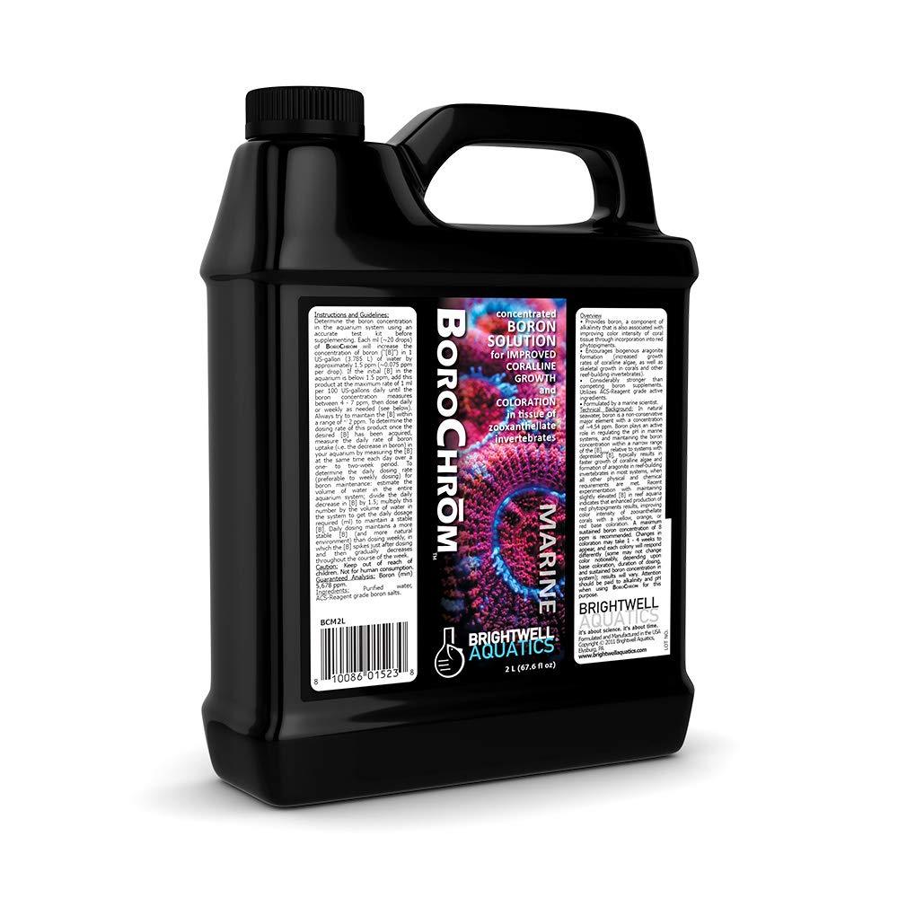 [Australia] - Brightwell Aquatics BoroChrom - Concentrated Boron Solution for Coralline Growth and Red Coloration in Marine Aquariums 2-L 
