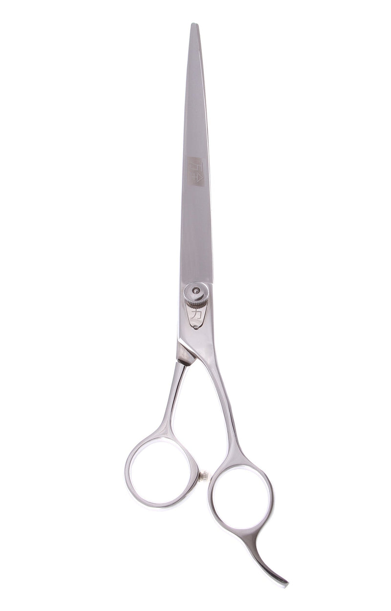 [Australia] - ShearsDirect Professional Curved Off Set Cutting Shear with Adjustable Tension Knob and Permanent Finger Rest, 10.0-Inch 