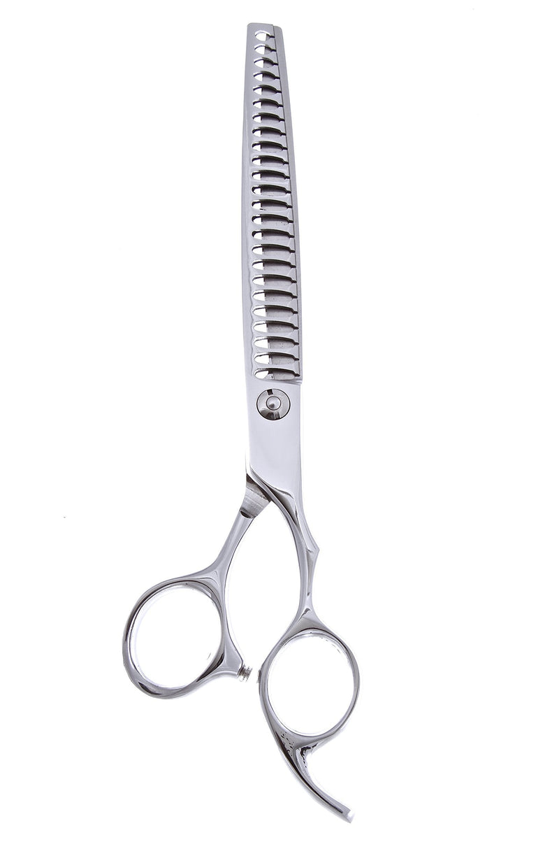 [Australia] - ShearsDirect Professional Cutting Shears Off Set Handle Design with Anatomic Thumb and Gem Stone Tension, 7.5-Inch 