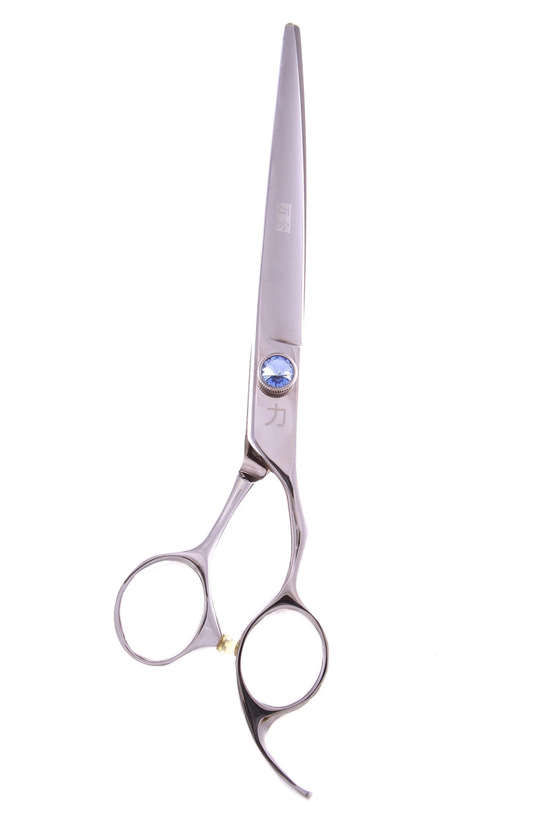 [Australia] - ShearsDirect Professional Cutting Shears Off Set Handle Design with Anatomic Thumb and Gem Stone Tension, 8.0-Inch 
