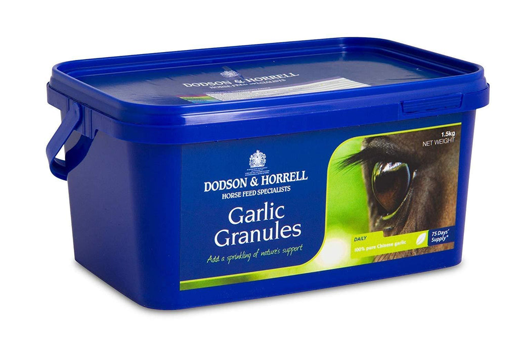 Dodson & Horrell Garlic Granules for Horses, 1.5 kg 1.5 kg (Pack of 1) - PawsPlanet Australia