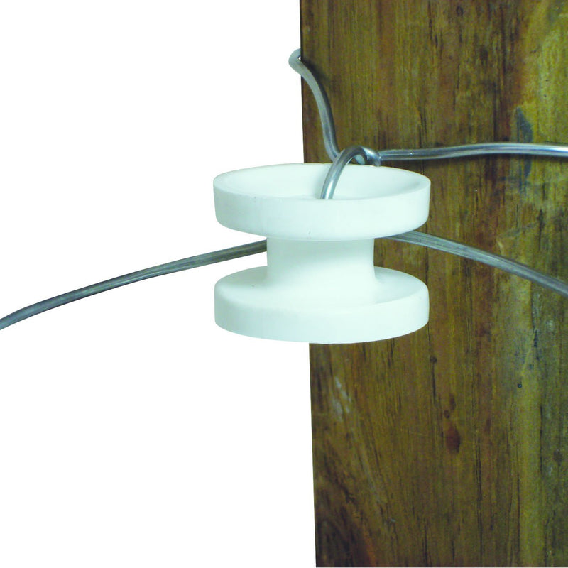 [Australia] - Field Guardian Wood Post High Strain Corner Insulator, White 