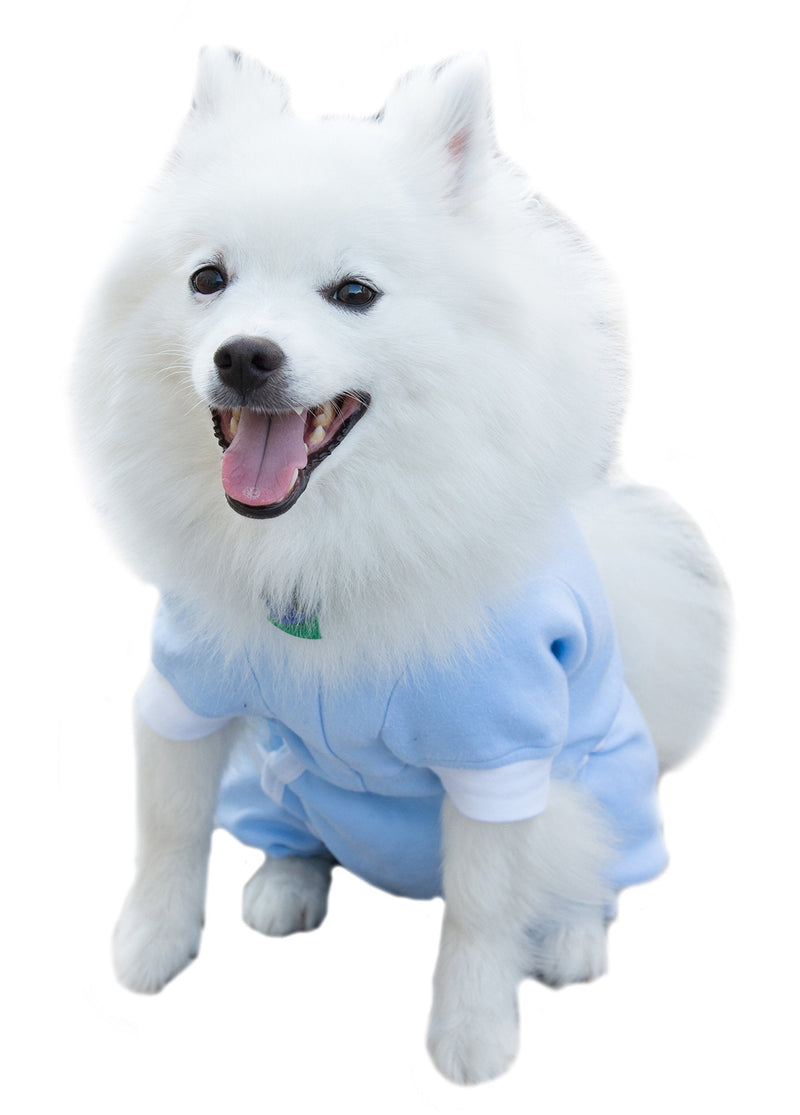 Cover Me by Tui Adjustable Fit Step-into with Short Sleeve for Pets, XX-Small, Blue - PawsPlanet Australia