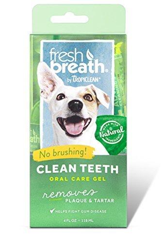 Tropiclean Fresh Breath Plaque Remover Pet Clean Teeth Gel 4oz Pack of two (8 oz total) - PawsPlanet Australia