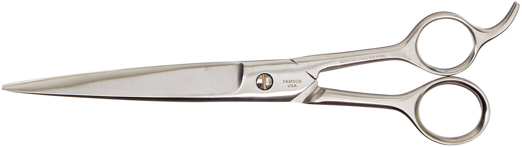 [Australia] - Tamsco Genuine Japanese Stainless Steel Scissor 8.5-Inch Genuine Stainless Steel Semi-Convex Edge American Stainless Steel Genuine Permanent Finger Rest Delux e Case 