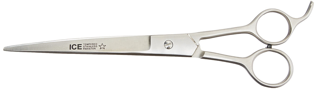 [Australia] - Tamsco Barber Shear 9-Inch Curved Blade Stainless Steel Ice Tempered Beveled Edge Curved 