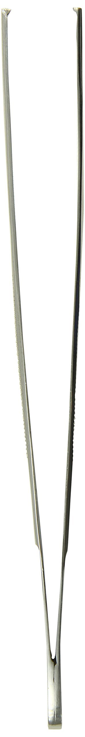 [Australia] - Tamsco Tissue Thumb Forceps 1 by 2 Teeth 8-Inch Stainless Steel Groove Handles 1 by 2 Teeth Medium Point 