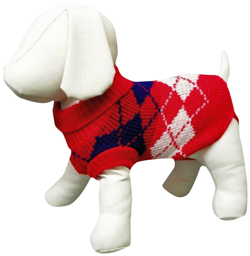 [Australia] - Amazing Pet Products Dog Sweater, 14-Inch, Red 