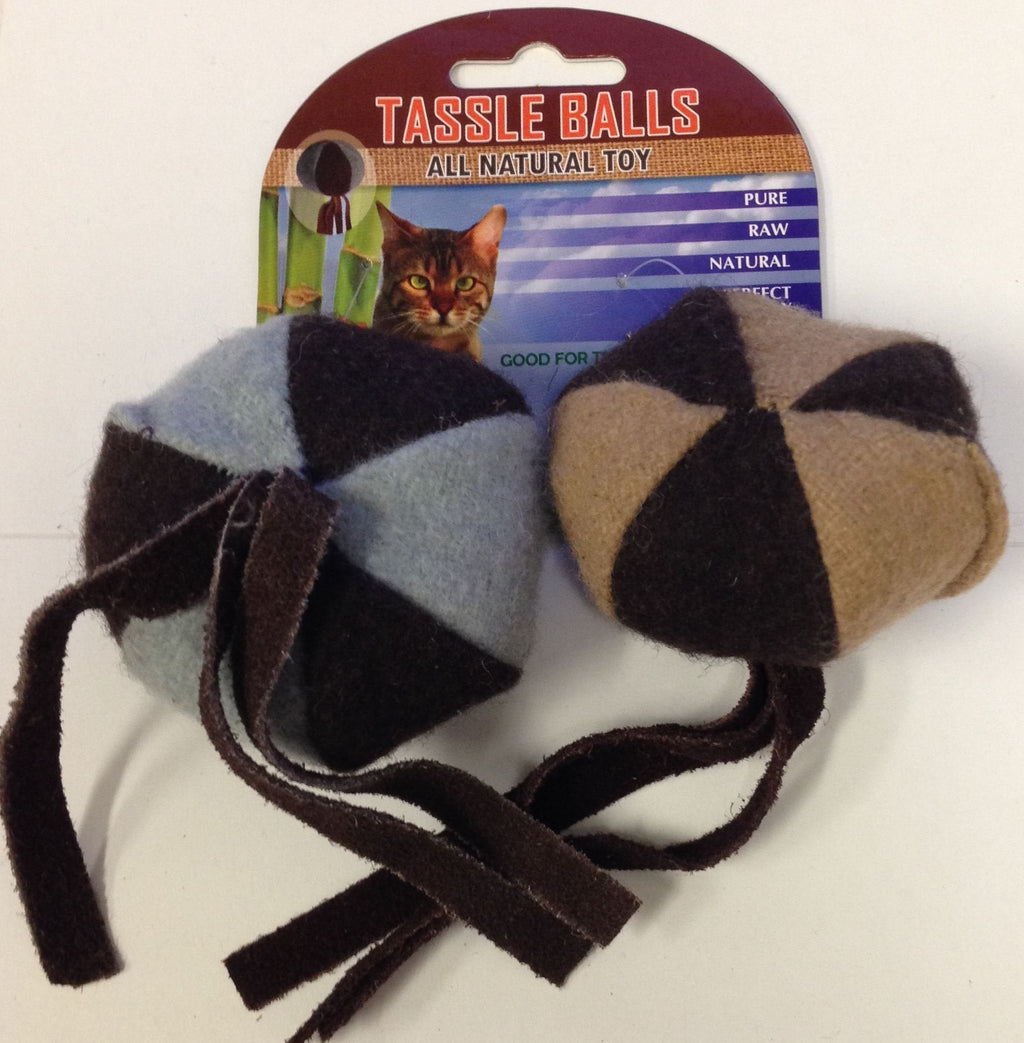 [Australia] - Earscrubbers KW35160 Tassel Ball Cat Toy 