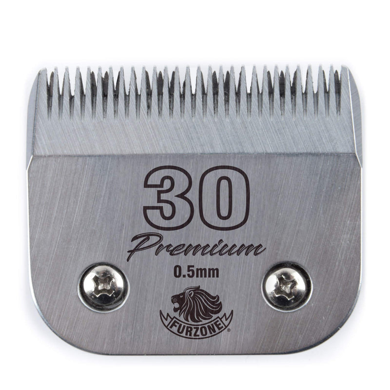 Furzone Detachable Blade - Size 30 Blade 1/50", Made of Extra Durable Japanese Steel, Compatible with Most Andis, Oster, Wahl A5 Clippers - PawsPlanet Australia
