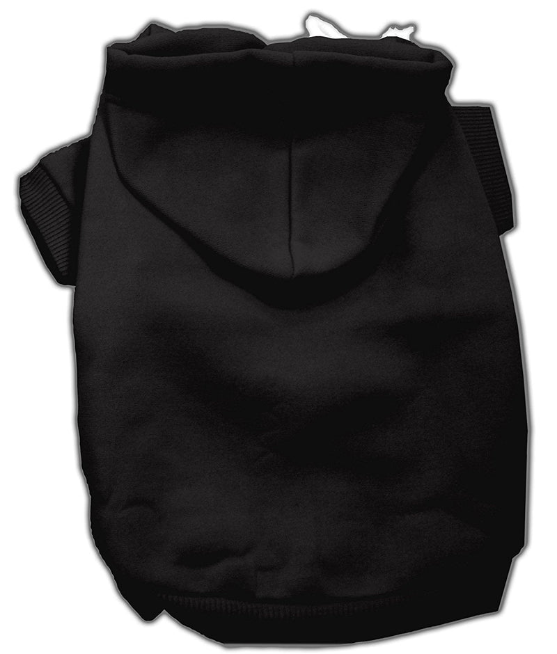 [Australia] - Mirage Pet Products 10-Inch Blank Hoodies, Small, Black 