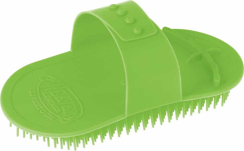 [Australia] - Weaver Leather Massage Brush Lime 