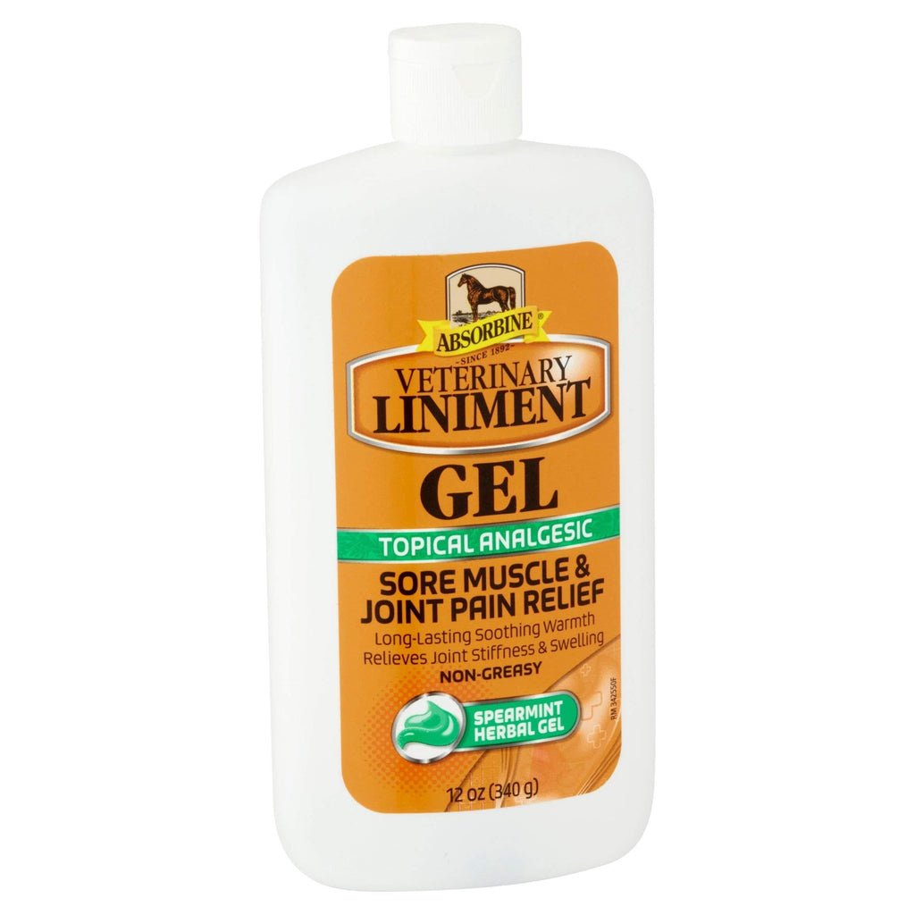 Absorbine Vet Liniment Gel 12 oz Vet Liniment Gel 12 oz. by Absorbine - PawsPlanet Australia