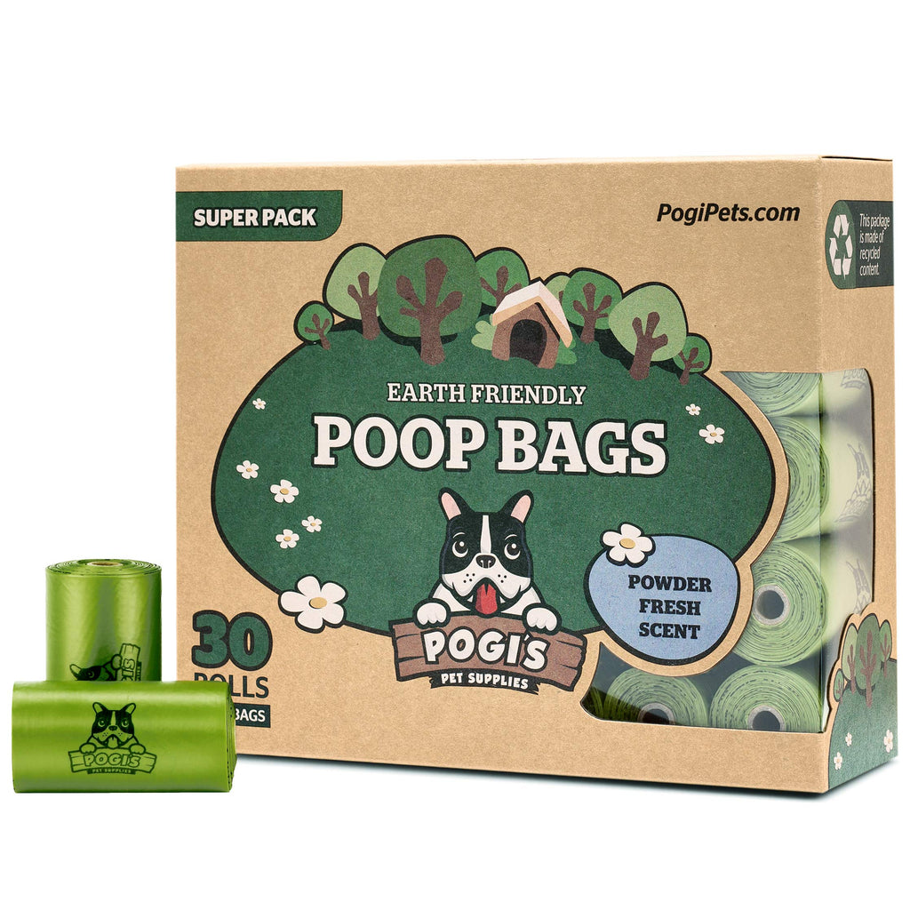 [Australia] - Pogi’s Poop Bags - Large, Leak-Proof, Earth-Friendly Poop Bags for Dogs 30 Rolls (450 Bags) Scented 