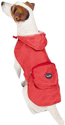 Zack & Zoey Under The Sea Stowaway Jacket, Medium, Coral - PawsPlanet Australia