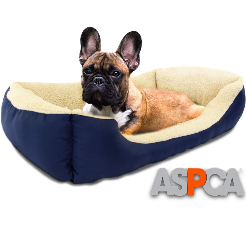 [Australia] - ASPCA Microtech Dog Bed, for Small to Medium Pets Blue 