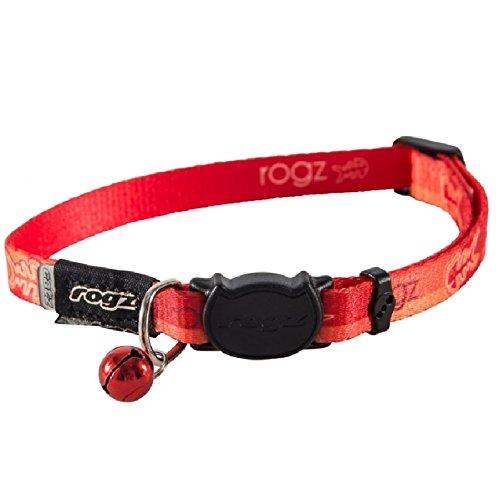 [Australia] - Rogz Cat Collar Kittyrogz Safeloc Buckle Kiddycat Tango Fishbone Small 8in-12in Neck 