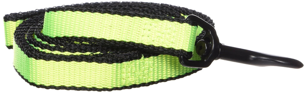 [Australia] - Hamilton SLF 4 NEYEBK Single Thick Dog Leash with Trim, 5/8" x 4', Neon Yellow 