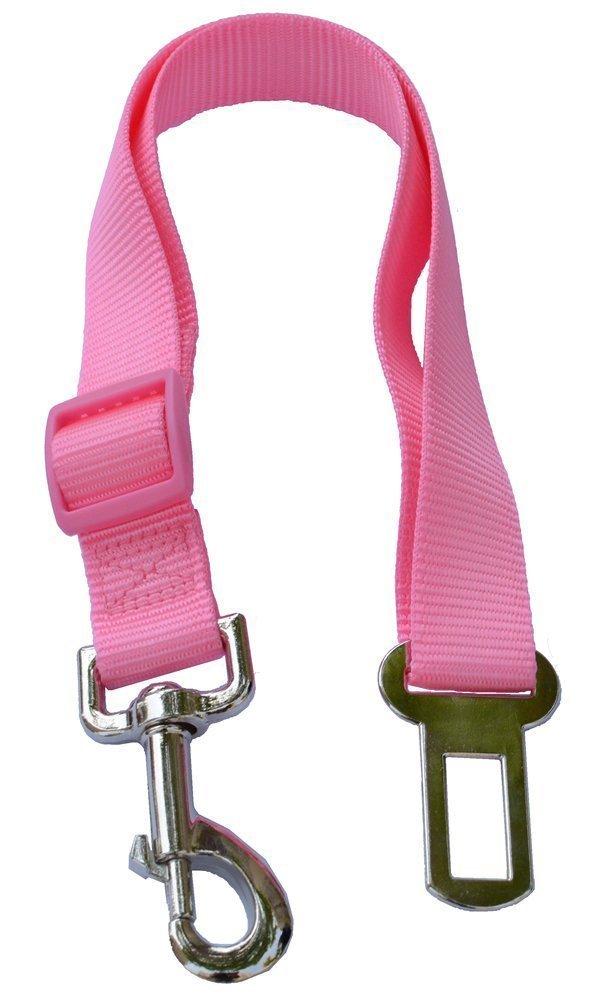 [Australia] - Lanyarco Safety Seat Belt Vehicle Seatbelts Harness Leash for Dogs,Cats pink 