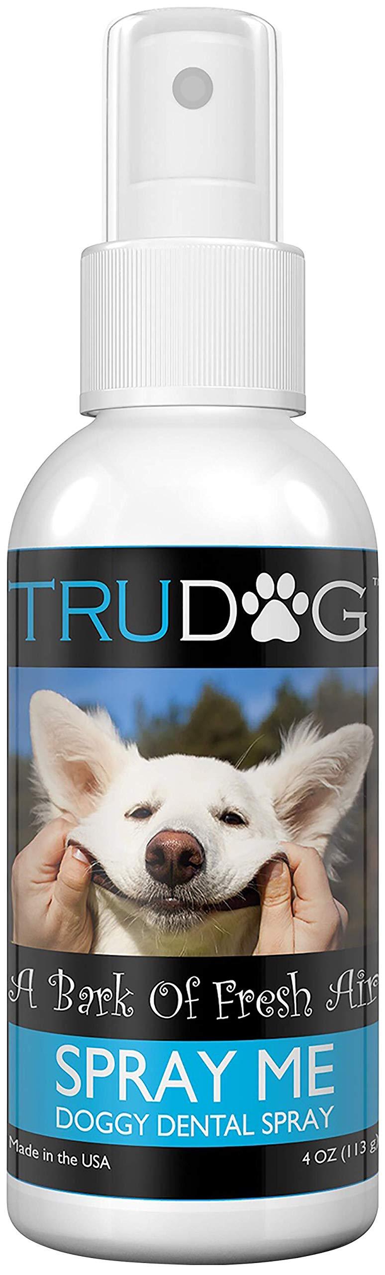 Dog Breath Freshener - Spray Me: Doggy Dental Spray (4Oz) - All Natural Ingredients That Freshen Breath While Reducing Dental Plaque and Tartar Build-Up Without Brushing - Veterinarian Approved 4 oz - PawsPlanet Australia