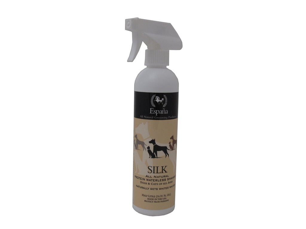 [Australia] - Espana Silk ESP0200DC Specially Formulated Silk Protein Waterless Shampoo for Dogs and Cats .5L-16.91 Ounce Dog and Cat 