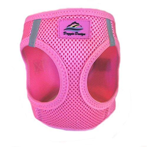 [Australia] - Choke Free Reflective Step in Ultra Harness - Pink American River XX-Small 