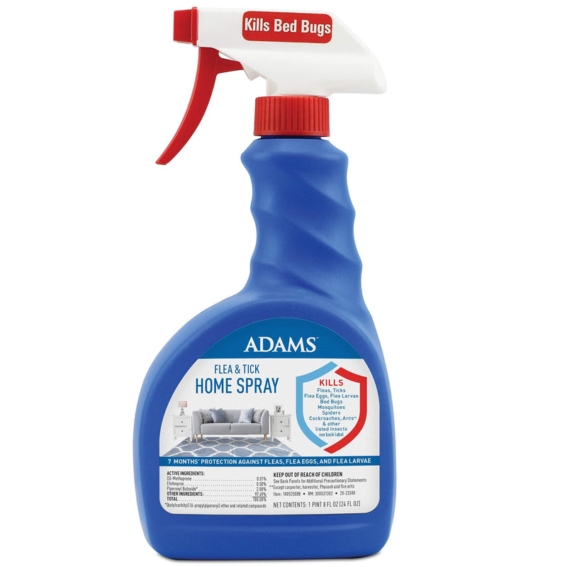 Adams Flea and Tick Home Spray, 24 Ounce - PawsPlanet Australia