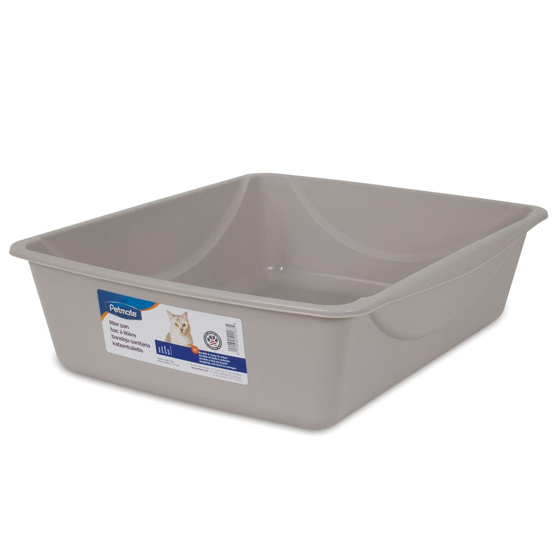 Petmate Open Cat Litter Box, Blue Mesa/Mouse Grey, Large - PawsPlanet Australia